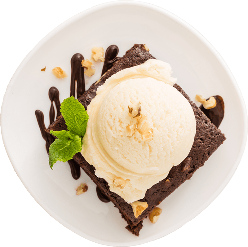 vanilla ice cream dessert