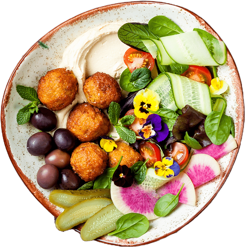 delicious vegan small plate meal